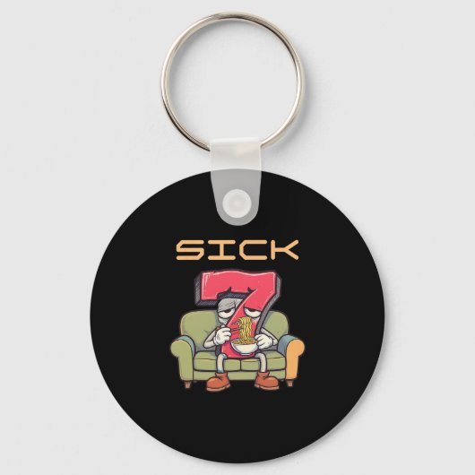 Sick Seven 67 Meme Six Seven 1 Schlüsselanhänger (Vorderseite)