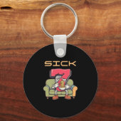 Sick Seven 67 Meme Six Seven 1 Schlüsselanhänger (Vorderseite)