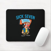 Sick Seven Lustiger Meme 67 Six Seven Halloween-Ko Mousepad (Mit Mouse)