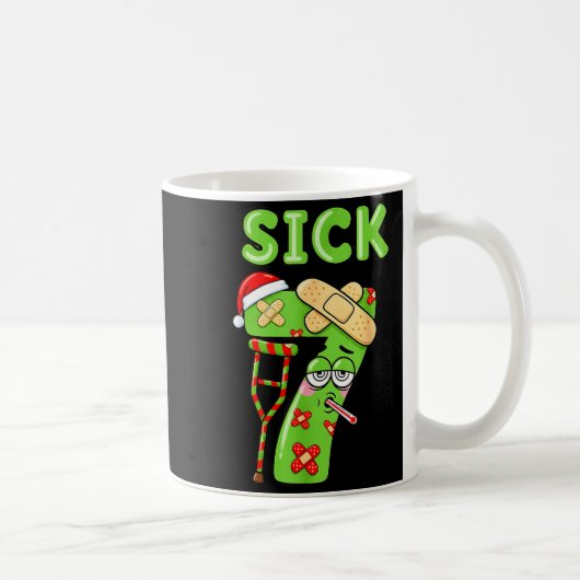 Sick Seven Meme 67 Number Santa Hat Christmas Men  Kaffeetasse (Rechts)