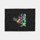 Sick Seven Meme Graffiti Drip Fun Wordplay  Fleecedecke (Vorderseite (Horizontal))