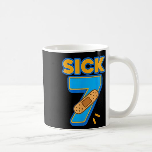 Sick Seven Meme Sechs Sieben Sick 7 Lustiger Gebur Kaffeetasse (Rechts)