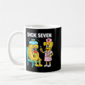 Sick Seven Meme Six Seven Sick 7 Funny Nurse Women Kaffeetasse (Links)