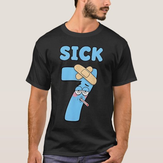 Sick Seven Meme Tee 67 Six Seven Funny Wordplay (Vorderseite)