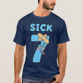 Sick Seven Meme Tee 67 Six Seven Funny Wordplay (Vorderseite)