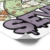 Sick Seven Meme Tee 67 Six Seven Funny Wordplay Ha Poster (Ecke)