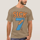 Sick Seven Meme Tee Six Seven Fun Wordplay (Vorderseite)
