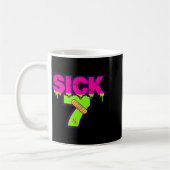 Sick Seven Meme Tee Six Seven Fun Wordplay Drip  Kaffeetasse (Links)