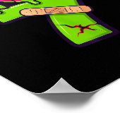 Sick Seven Meme Tee Six Seven Fun Wordplay Drip  Poster (Ecke)