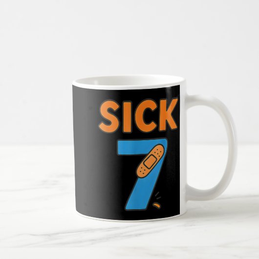 Sick Seven Meme Tee Six Seven Fun Wordplay  Kaffeetasse (Rechts)