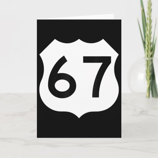 Sick Seven Meme Tee Six Seven  Karte (Vorderseite)