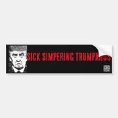 SICK SIMPERING TRUMPANUS AUTOAUFKLEBER (Vorne)