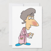 Sick Woman Einladung (Vorderseite)