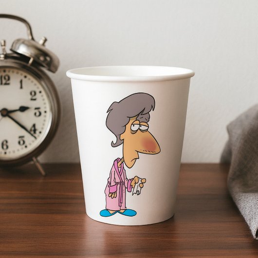 Sick Woman Pappbecher