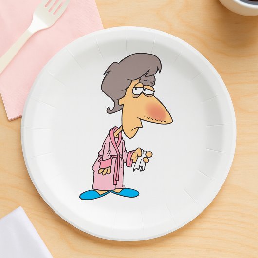 Sick Woman Pappteller