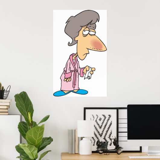 Sick Woman Poster (Heimbüro)