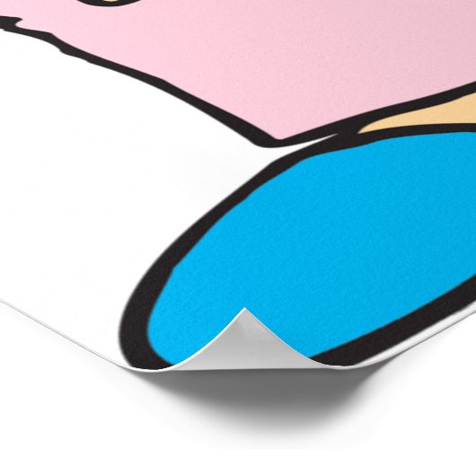 Sick Woman Poster (Ecke)