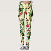 Sick Zombie Pattern Leggings (Vorderseite)