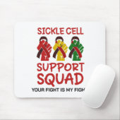 SICKELZELLENUNTERSTÜTZUNG SQUAD mit benutzerdefini Mousepad (Mit Mouse)