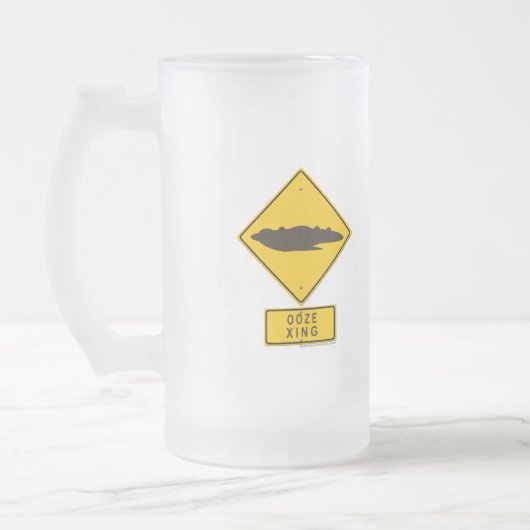 Sickern Sie XING durch Mattglas Bierglas (Links)