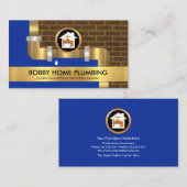 Sickerwasser-Rohrleitungen Visitenkarte (Vorne/Hinten)