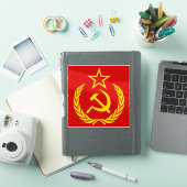 Sickle And Hammer, USSR, CCCP, Communism Aufkleber (iPad Hülle)