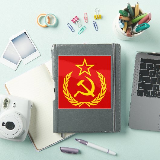 Sickle And Hammer, USSR, CCCP, Communism Aufkleber (iPad Hülle)
