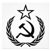 Sickle And Hammer, USSR, CCCP, Communism Fotodruck (Vorne)
