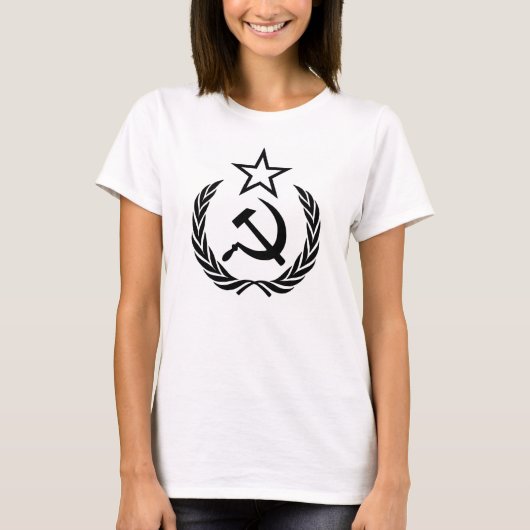 Sickle And Hammer, USSR, CCCP, Communism T-Shirt (Vorderseite)