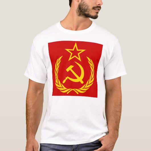 Sickle And Hammer, USSR, CCCP, Communism T-Shirt (Vorderseite)