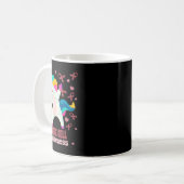Sickle Cell Dabbing Unicorn Rainbow Warrior Kaffeetasse (Vorderseite Links)