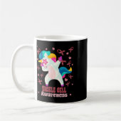Sickle Cell Dabbing Unicorn Rainbow Warrior Kaffeetasse (Links)