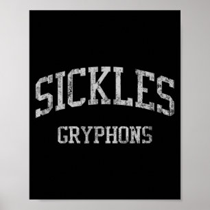 Sickles High School HS Tampa FL Vintage-Sportartik Poster