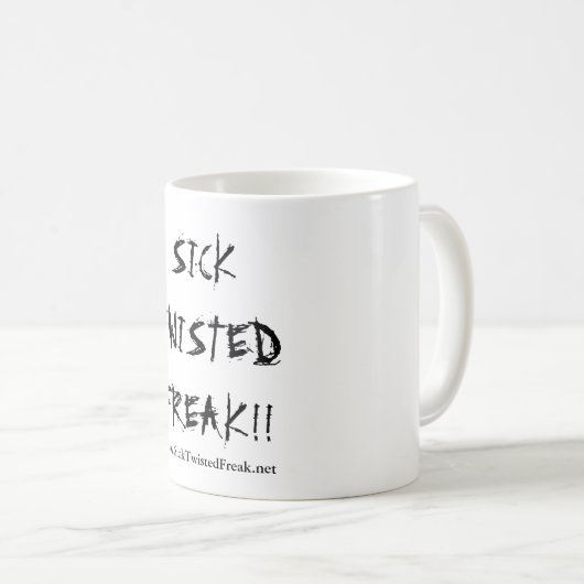 SICKTWISTEDFREAK KAFFEETASSE (VorderseiteRechts)