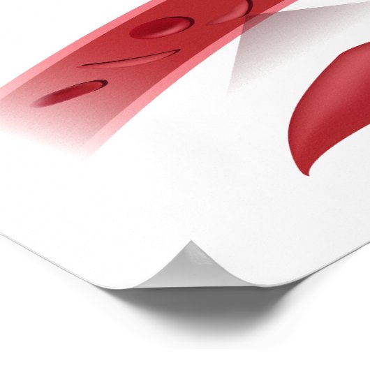 Sickzell-Erkrankung Poster (Ecke)