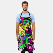 Sicodelico Schürze (Getragen)