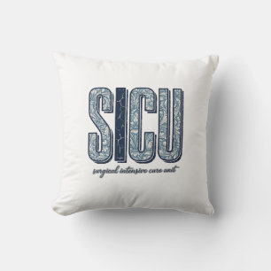 SICU Chirurgische Intensivstation Retro-Shirt De Kissen