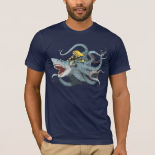 SID, das Sharktopus reitet T-Shirt