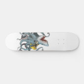SID, das Sharktopus Skateboardplattform reitet Skateboard (Horizontal)