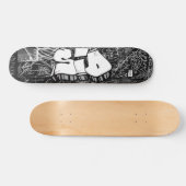 Sid Graffiti Custom Personalisiert Cool Skateboard (Horizontal)