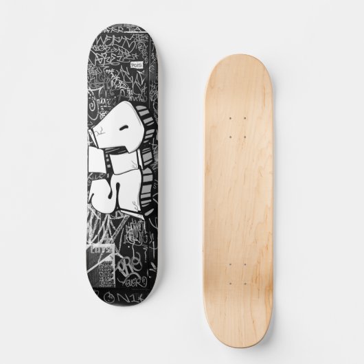 Sid Graffiti Custom Personalisiert Cool Skateboard (Vorderseite)