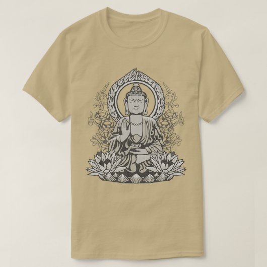 Siddartha Buddha Halftone T-Shirt (Design vorne)