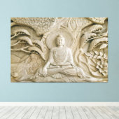 Siddhartha Gautama Buddha Canvas Print Picture Leinwanddruck (Insitu (Holzboden))