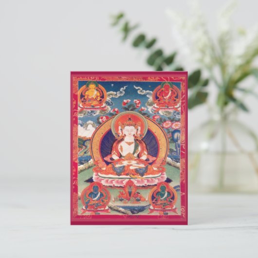 Siddhārtha Gautama Buddha Postkarte (Stehend Vorderseite)
