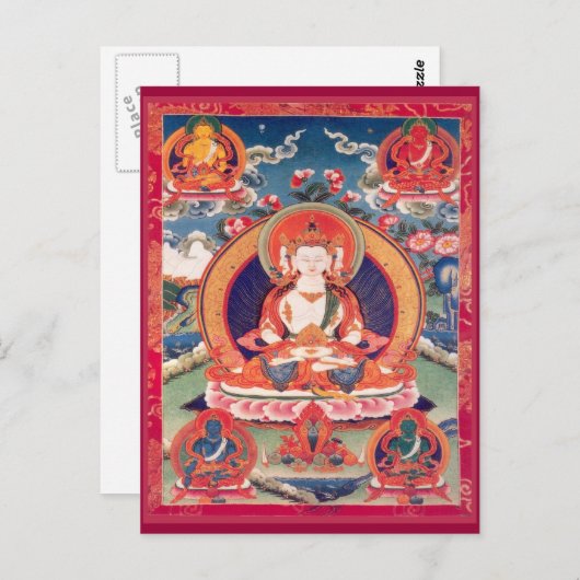 Siddhārtha Gautama Buddha Postkarte (Vorne/Hinten)