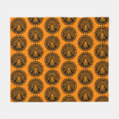 Siddhartha Gautama, buddhistische Kunst Fleecedecke (Vorderseite (Horizontal))