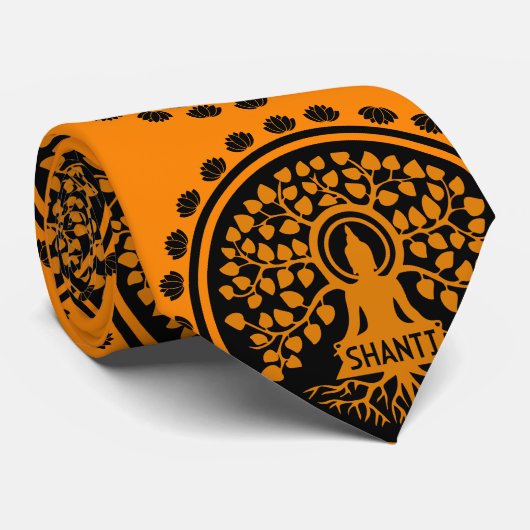 Siddhartha Gautama, buddhistische Kunst Krawatte (Gerollt)