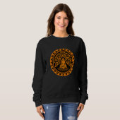 Siddhartha Gautama, buddhistische Kunst Sweatshirt (Vorne ganz)