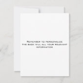 Siddhartha Gautama Foto Einladung (Rückseite)