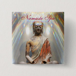 Siddhartha Gautama Statue Button